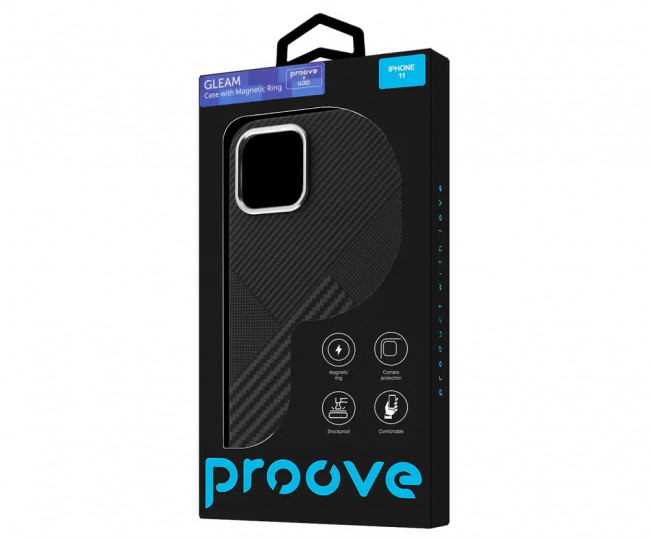 Чохол Proove Gleam Case with Magnetic Ring iPhone 11 (graphite)